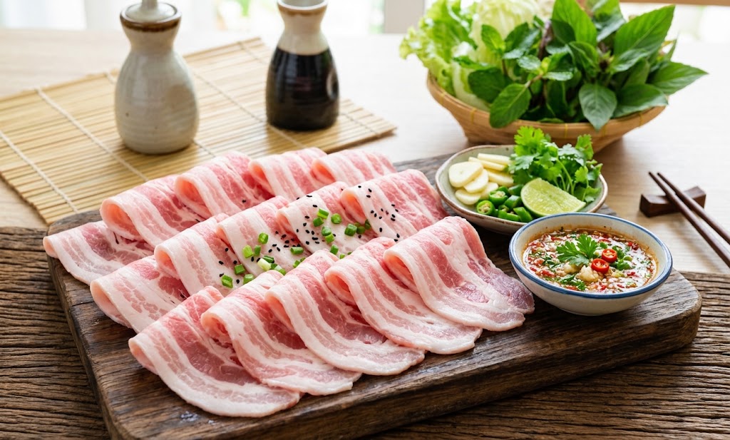 หมูสามชั้นสไลด์